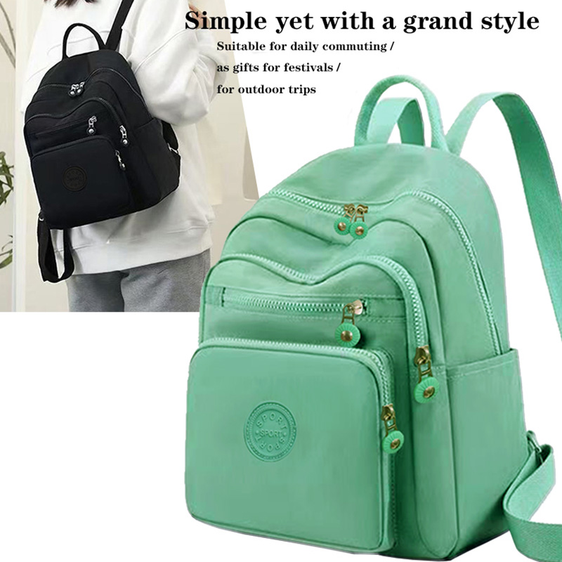 Canvas Backpack Casual - エレガントでスタイリッシュなマルチカラーのバックパック、調節可能なストラップ、軽量、日常使い、学校、仕事、カジュアル、機能的、コンパクトなバッグ