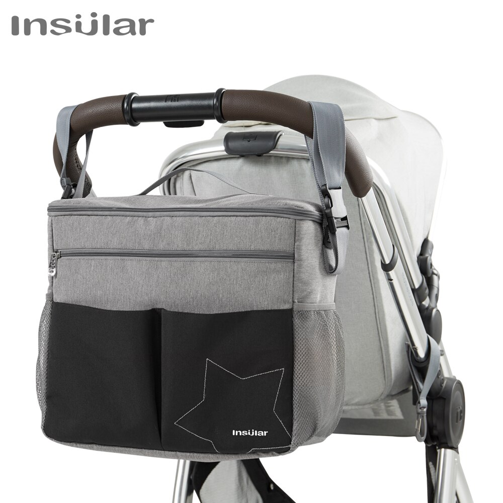 インスラー大容量ベビーおむつバッグ屋外旅行ママバッグベビーカ - Backpack Diaper Bag のレビューと価格