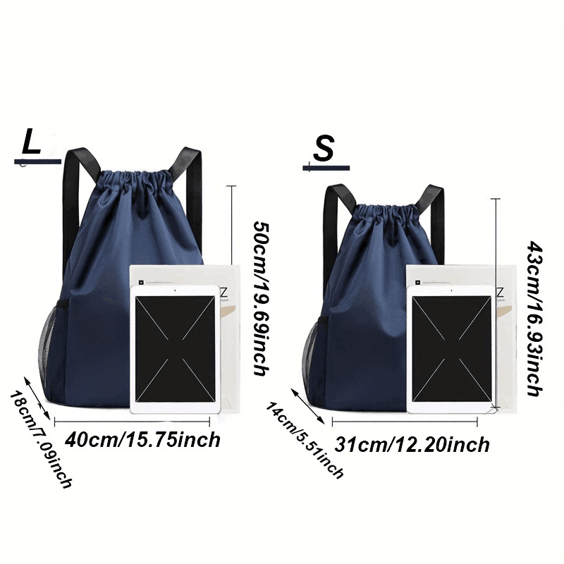 1pc スポーツ巾着バックパックスポーツフィットネス旅行アウ - Drawstring Gym Bag のレビューと価格