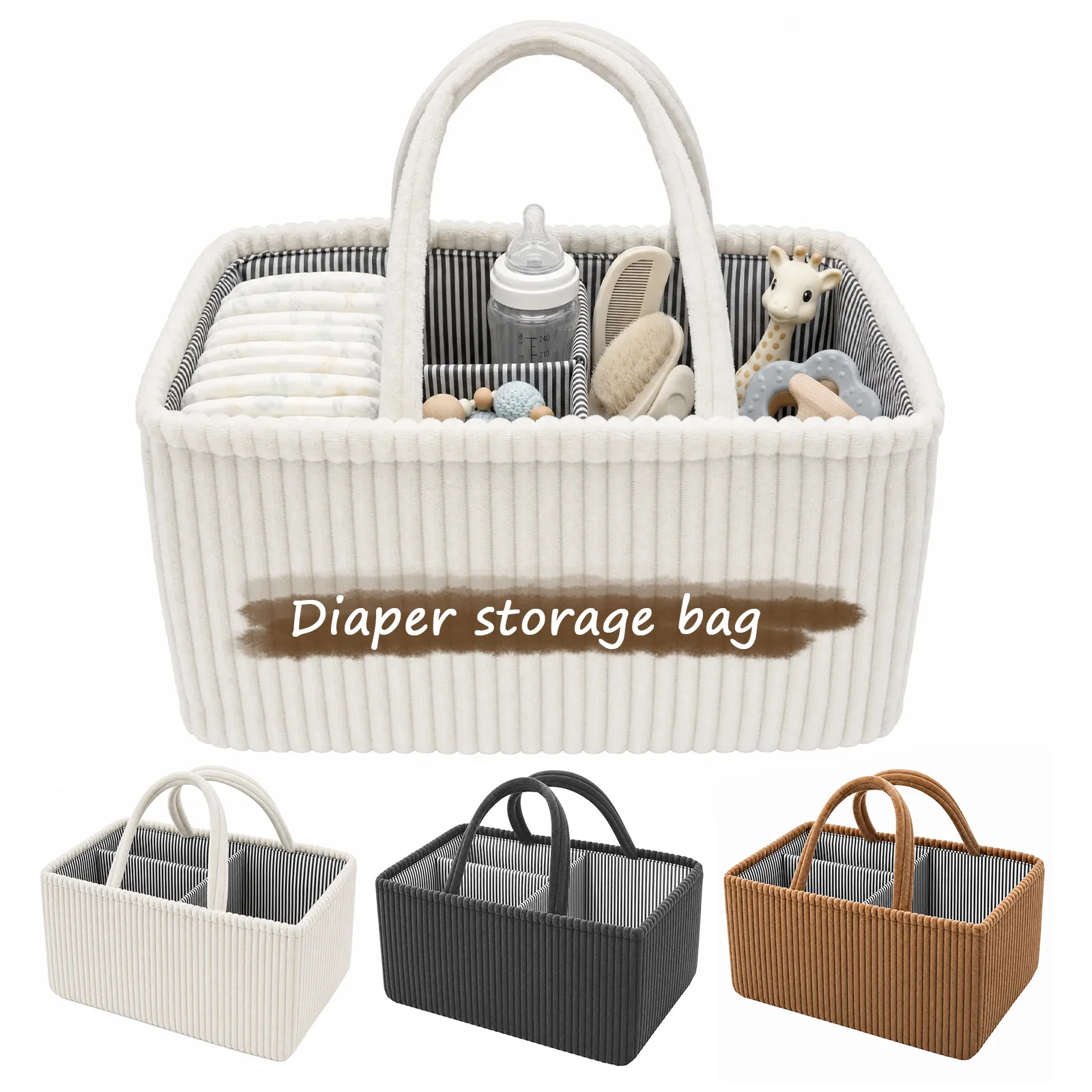 ベビーおむつ収納オーガナイザー 折りたたみ式おむつ替え収納  - Backpack Diaper Bag のレビューと価格