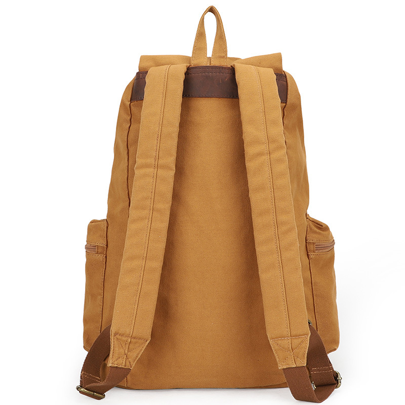 大容量キャンバスバックパック通気性軽量吸汗性トラベルカジュア - Canvas Backpack Casual のレビューと価格