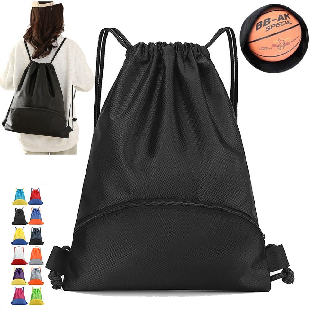 大容量スポーツ巾着ポケット防水オックスフォード折りたたみスポ - Drawstring Gym Bag のレビューと価格