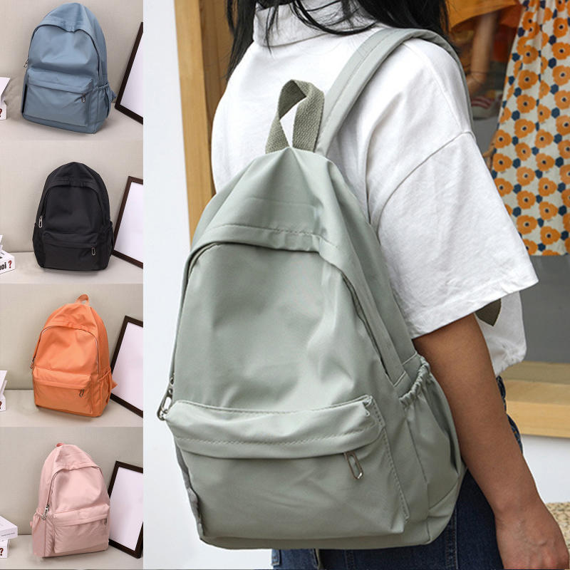 レディース、無地、カジュアル、大容量、シンプル、ファッション - Fashion Backpack Women のレビューと価格