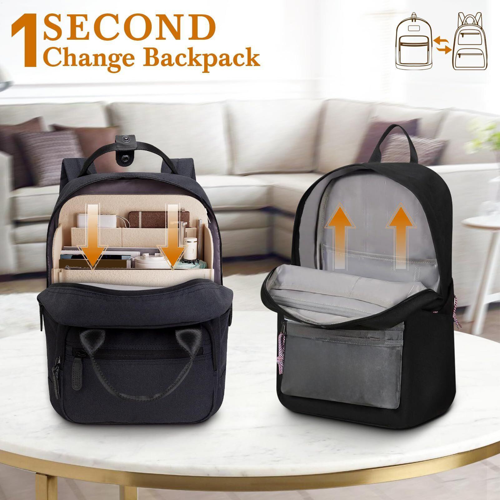 ブックバッグオーガナイザーインサート 大容量ポータブルバック - Backpack Insert Organizer のレビューと価格