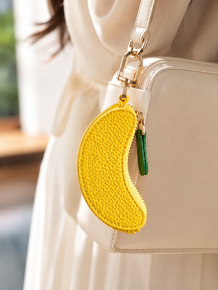 かわいいフルーツレザーキーホルダーミニ小銭入れジッパーポーチ - Backpack Insert Organizer のレビューと価格