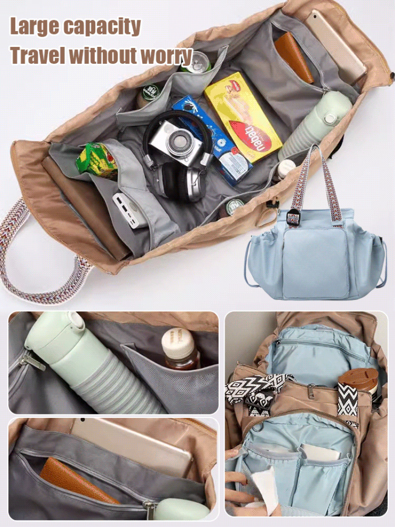 女性用多機能バックパック 旅行用オーガナイザー おむつバッグ - Backpack Diaper Bag のレビューと価格